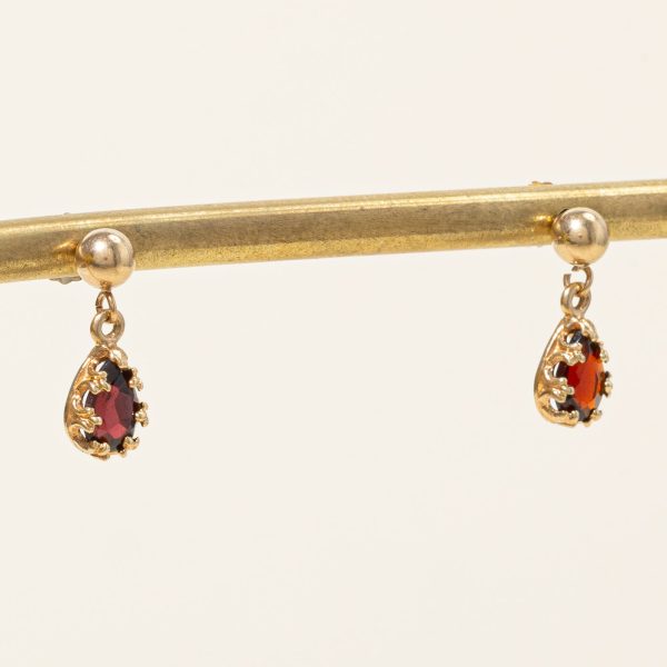 Garnet Drop Earrings | 0.80ctw | Online Sale