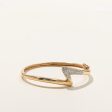 Pave Set Diamond Gold Bangle | 0.50ctw | 6 | Online