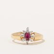 Ruby & Diamond Ring | 0.16ct, 0.12ctw | SZ 5.75 | Supply