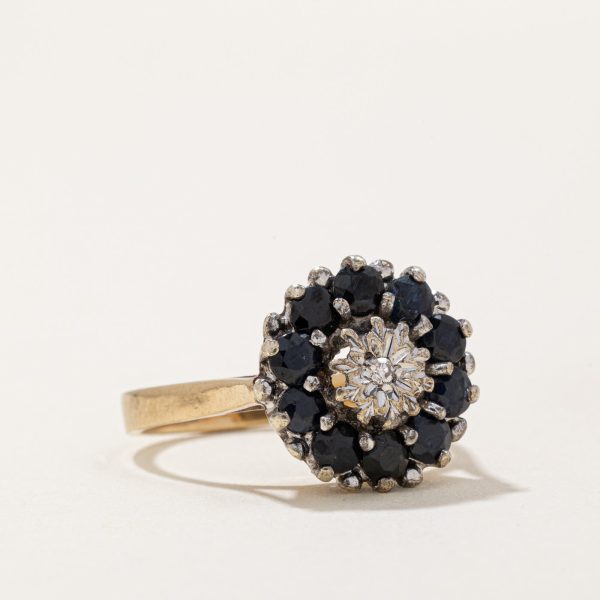 London 1979 Sapphire & Diamond Ring | 1.50ctw, 0.01ct | SZ 6.75 | For Discount