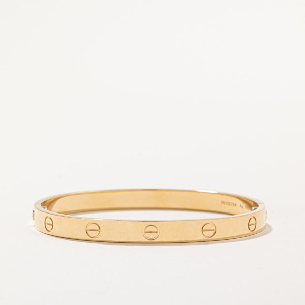 Cartier  Love Bracelet, Classic Model | Cartier Size 18 | Online now