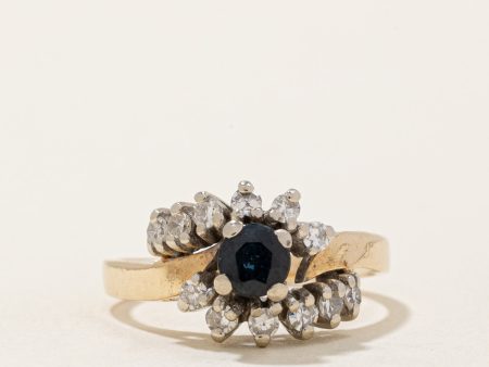 Sapphire & Diamond Ring | 0.42ct, 0.21ctw | SZ 4.75 | on Sale