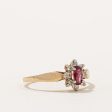 Ruby & Diamond Halo Ring | 0.30ct, 0.08ctw | SZ 5.75 | Hot on Sale