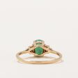 Emerald & Diamond Ring | 1.00ct, 0.06ctw | SZ 8.75 | Fashion