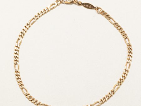 14k Yellow Gold Figarucci Link Bracelet | 8.5  | Online Hot Sale