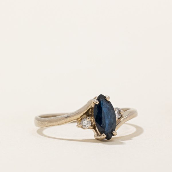 Sapphire & Diamond Ring | 0.56ct, 0.06ctw | SZ 7.75 | Discount