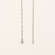 Modified Paperclip Platinum Chain | 14  | Discount