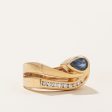 Sapphire & Diamond Cocktail Ring | 0.35ctw, 0.11ctw | SZ 6 | Online Hot Sale