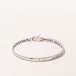 10k White Gold Diamond Bangle | 1.37ctw | 7  Online