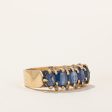 Sapphire & Diamond Cocktail Ring | 1.50ctw, 0.04ctw | SZ 8.5 | Online