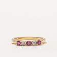 Ruby & Diamond Band | 0.24ctw, 0.04ctw | SZ 7 | Discount