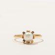 Solitaire Pearl Ring | SZ 8.5 | Discount