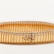 18k Yellow Gold Fluted Bracelet | 7.75  | on Sale