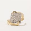 Pave Set Diamond Grid Ring | 0.11ctw | SZ 7 | For Cheap