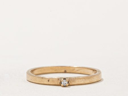 Solitaire Diamond Ring | 0.01ct | SZ 4 | Supply