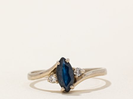 Sapphire & Diamond Ring | 0.56ct, 0.06ctw | SZ 7.75 | Discount