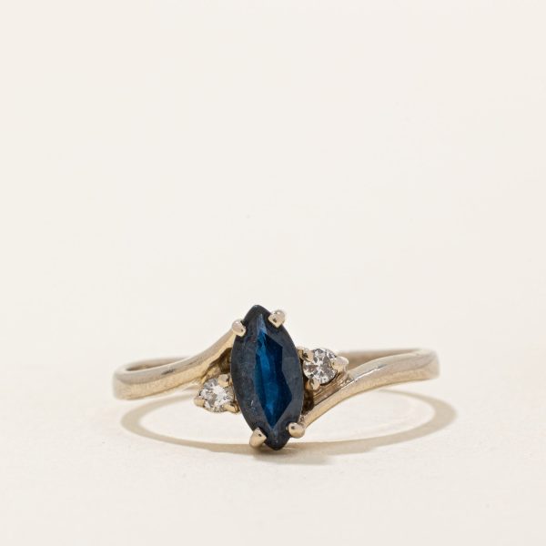 Sapphire & Diamond Ring | 0.56ct, 0.06ctw | SZ 7.75 | Discount