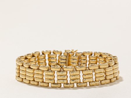 18k Yellow Gold Bracelet | 6.5  | Fashion