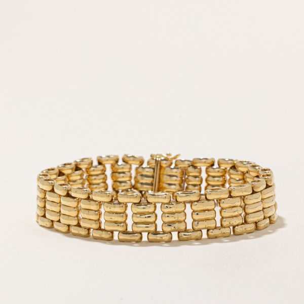 18k Yellow Gold Bracelet | 6.5  | Fashion