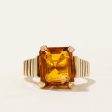 Mandarin Citrine Cocktail Ring | 6.50ct | SZ 8 | Cheap