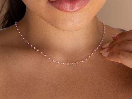 Pink Station Necklace Sale