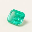 Rectangular Step Cut Loose Columbian Emerald | 0.59ct | For Cheap