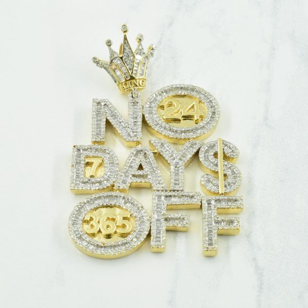 No Days Off  Diamond Pendant | 3.50ctw | on Sale