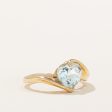 Topaz Heart Ring | 2.00ct | SZ 6.25 | Supply