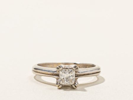 Solitaire Princess Diamond Ring | 0.51ct | SZ 6 | Cheap