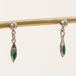 Jadeite Drop Earrings | 0.16ctw | Sale