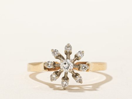 Open Diamond Cluster Ring | 0.27ctw | SZ 8.25 | Fashion