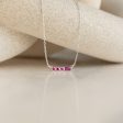 Initial Morse Birthstone Necklace For Discount