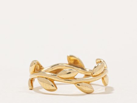 Tiffany & Co  Paloma Picasso Olive Leaf Band Ring | SZ 4 | Discount