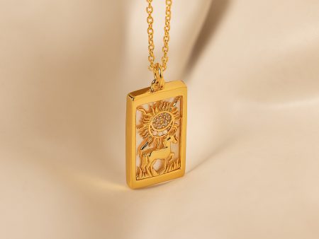 Sun & Moon Tarot Necklace Online