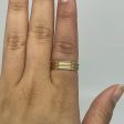 Double Beveled Yellow Gold Band | SZ 9.75 | Discount