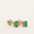 Emerald Stud Earrings | 0.32ctw | Discount