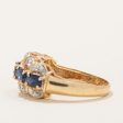 Sapphire & Diamond Cocktail Ring | 1.25ctw, 0.05ctw | SZ 5.75 | Online Hot Sale