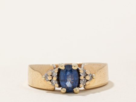 Sapphire & Diamond Ring | 0.48ct, 0.06ctw | SZ 4.25 | Sale