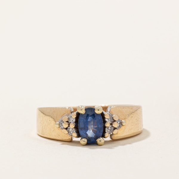 Sapphire & Diamond Ring | 0.48ct, 0.06ctw | SZ 4.25 | Sale