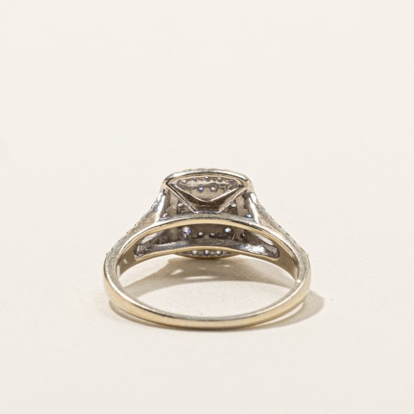 Halo Diamond Engagement Ring | 1.11ctw | SZ 9 | Online Hot Sale