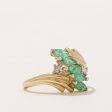 Emerald & Diamond Ring | 0.50ctw, 0.01ctw | SZ 5.5 | Supply