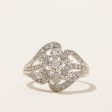 Ornate Diamond Ring | 0.20ctw | SZ 6.5 | Cheap