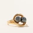 Hematite Double Sphere Ring | 5.00ctw | SZ 6.25 | Sale