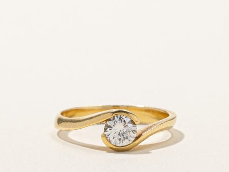 Semi Bezel Diamond Ring | 0.54ct | SZ 7 | on Sale