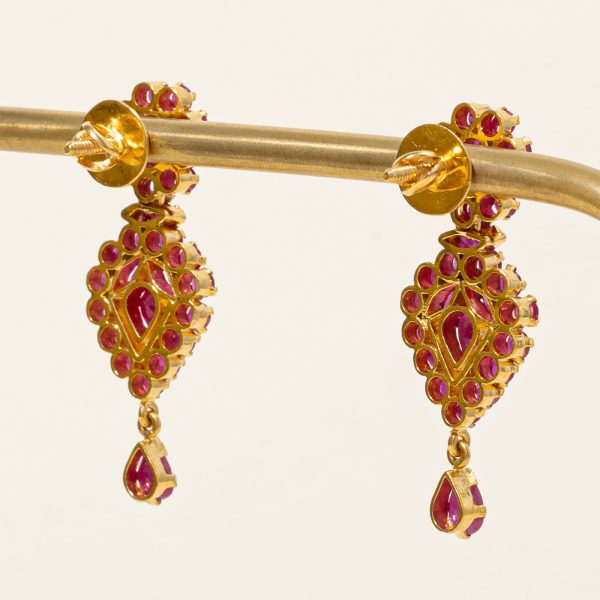 Ruby Drop Earrings | 5.50ctw | Sale