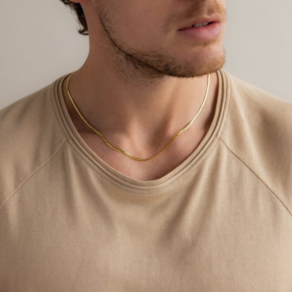 Men s Snake Chain Necklace Sale