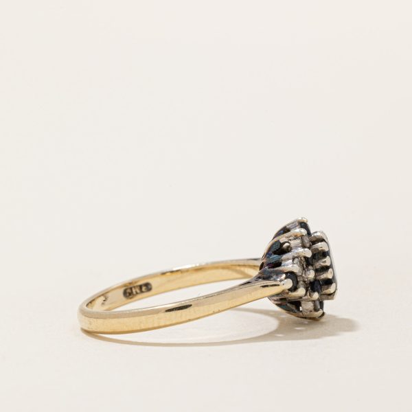 Sapphire & Diamond Cocktail Ring | 0.30ctw, 0.10ctw | SZ 6.75 | For Cheap