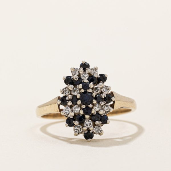 Sapphire & Diamond Cocktail Ring | 0.40ctw, 0.14ctw | SZ 7.25 | Online Hot Sale