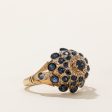 High Set Sapphire Cocktail Ring | 1.40ctw | SZ 5.75 | Online now