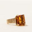 Mandarin Citrine Cocktail Ring | 6.50ct | SZ 8 | Cheap